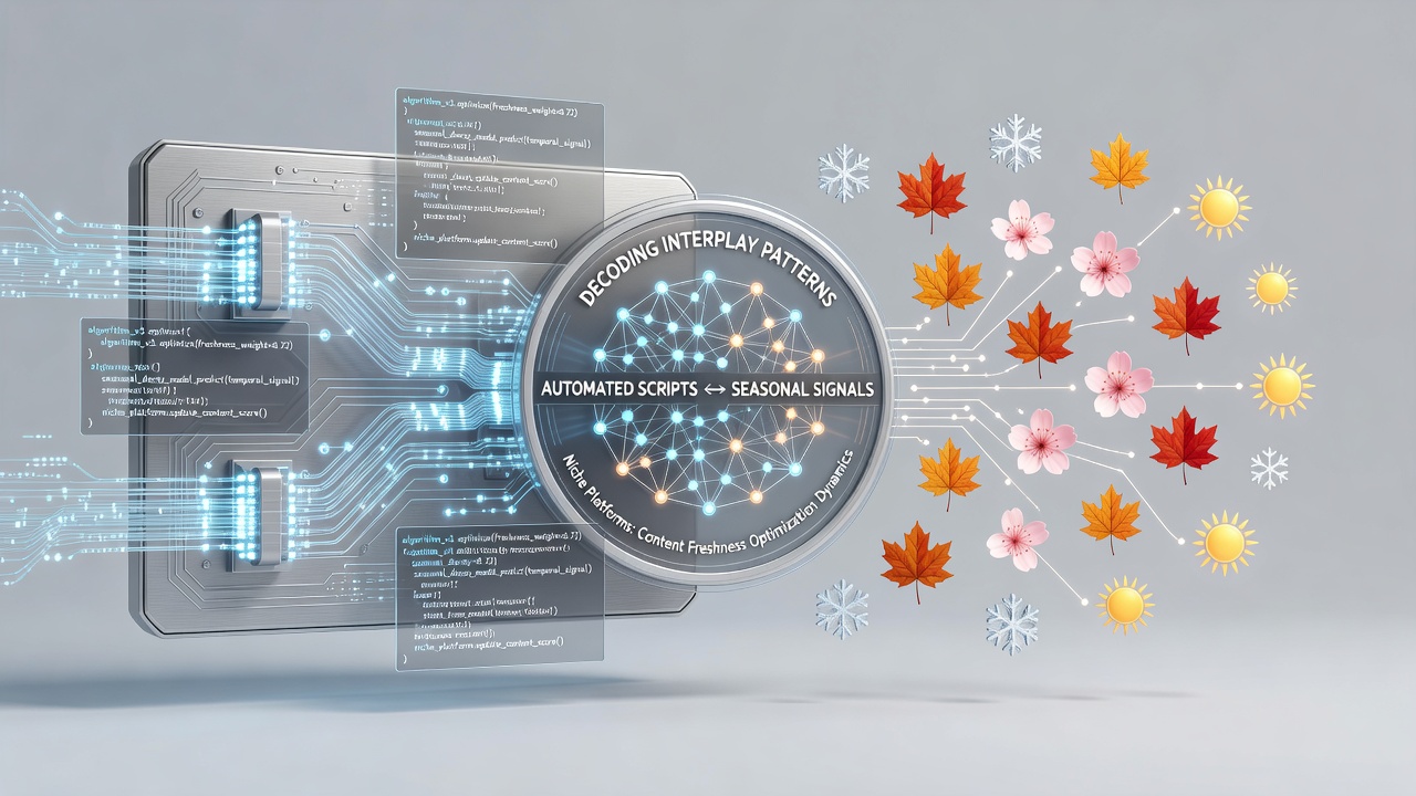 Decoding Interplay Patterns Between Automated Optimization Scripts and Seasonal Content Freshness Signals in Niche Platforms